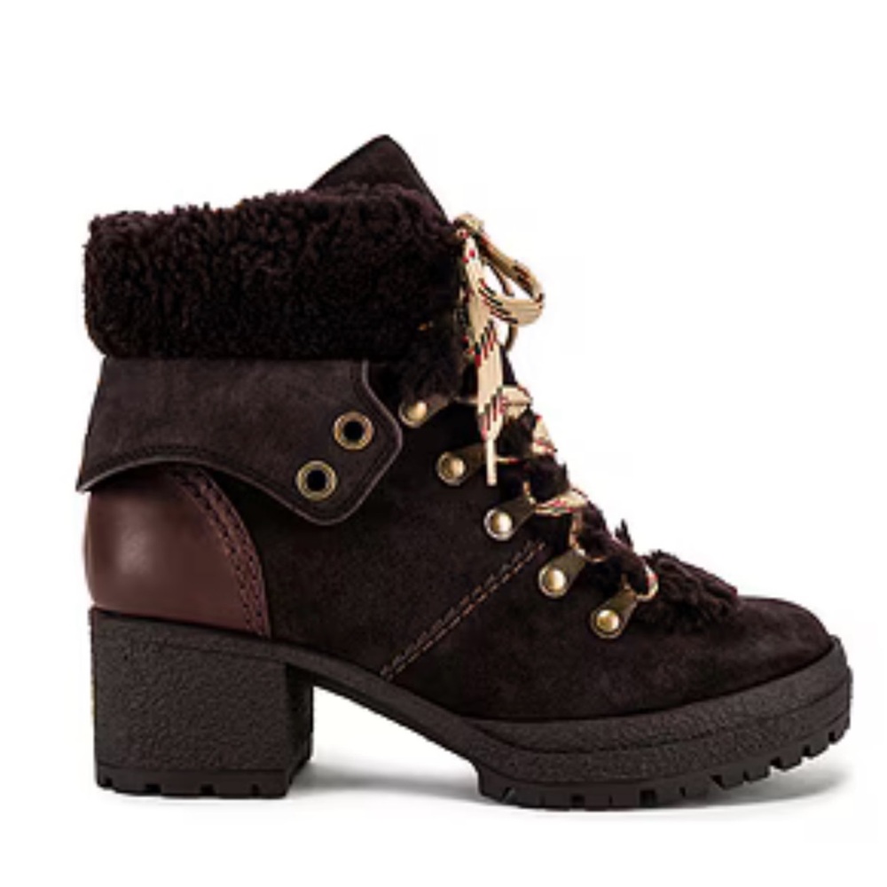 See By Chloe Dark Brown Ankle Boots